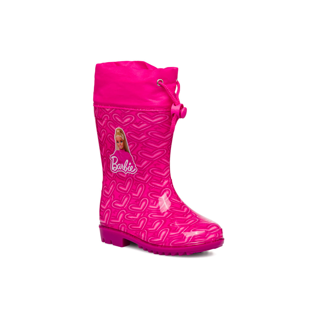 Stivali da pioggia fucsia da bambina Barbie