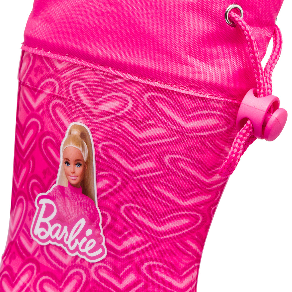 Stivali da pioggia fucsia da bambina Barbie