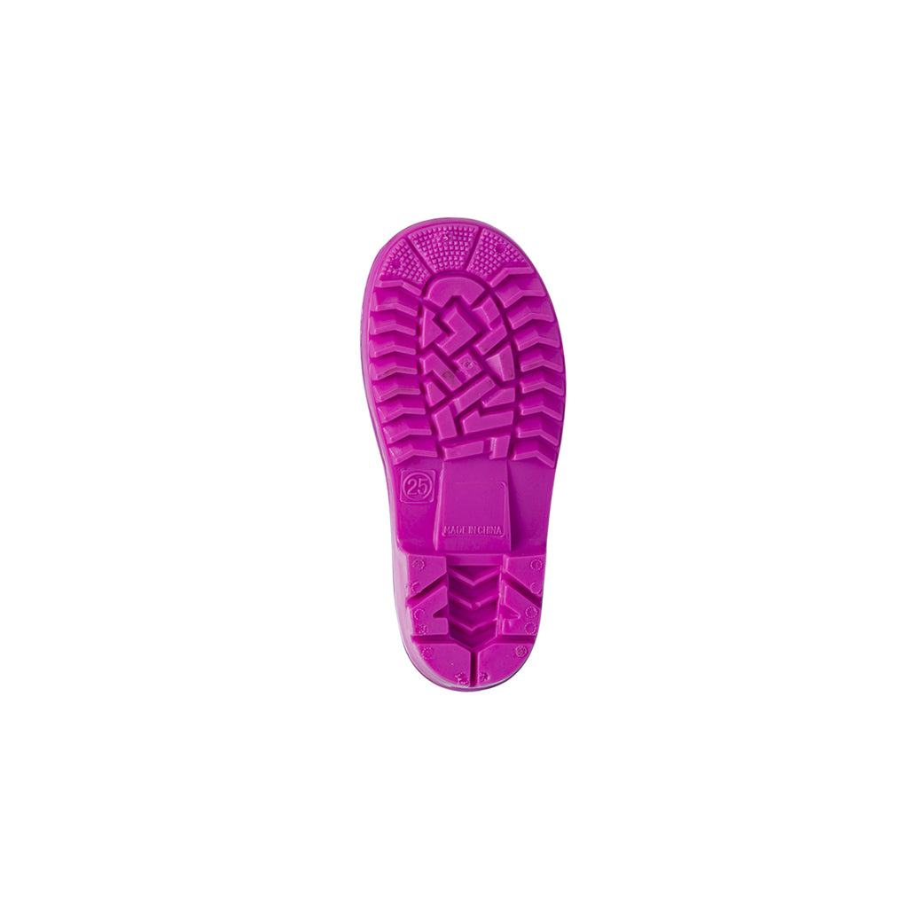 Stivali da pioggia fucsia da Bambina Stitch
