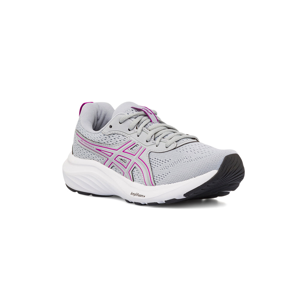 Scarpe da running da donna grigie con dettagli viola Asics Gel Contend 9