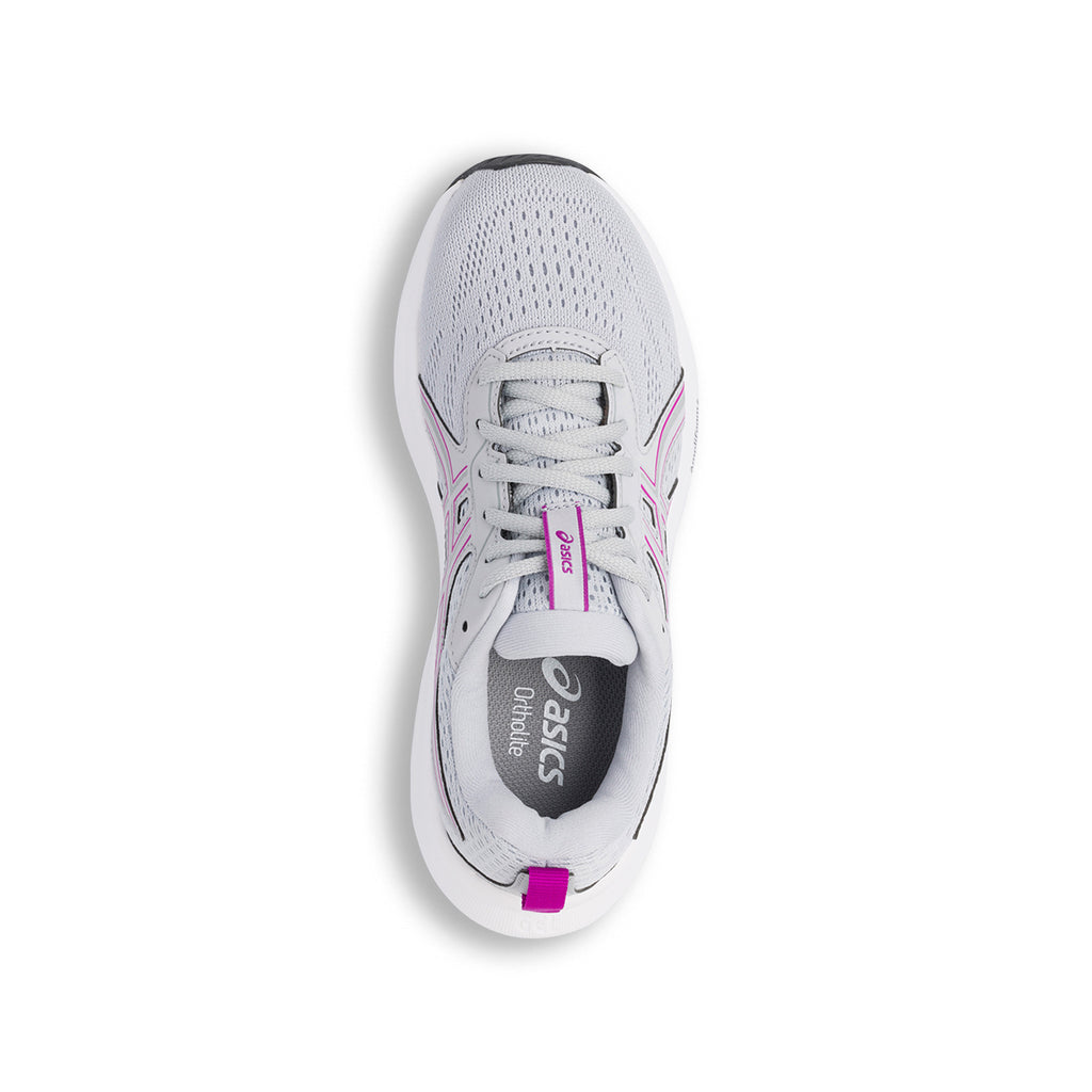 Scarpe da running da donna grigie con dettagli viola Asics Gel Contend 9