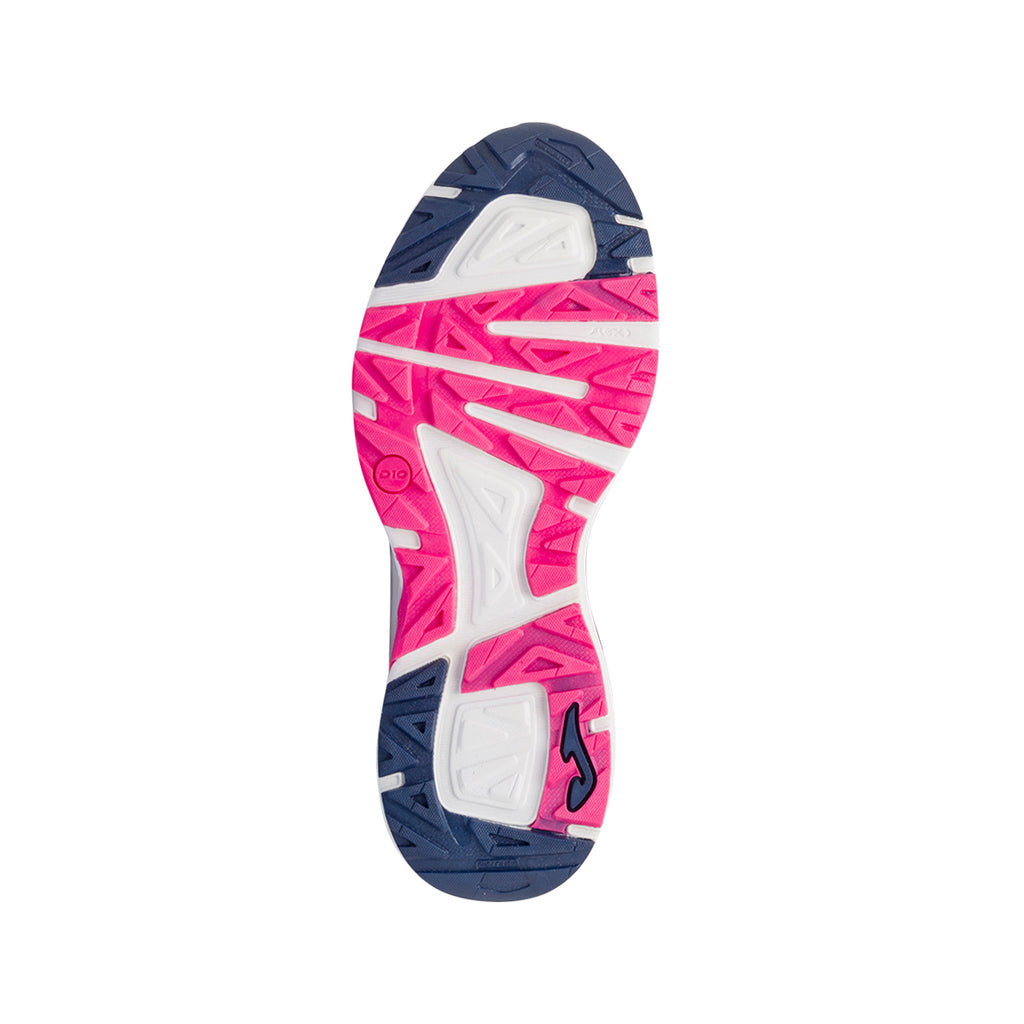 Scarpe da running donna Joma blu e fucsia
