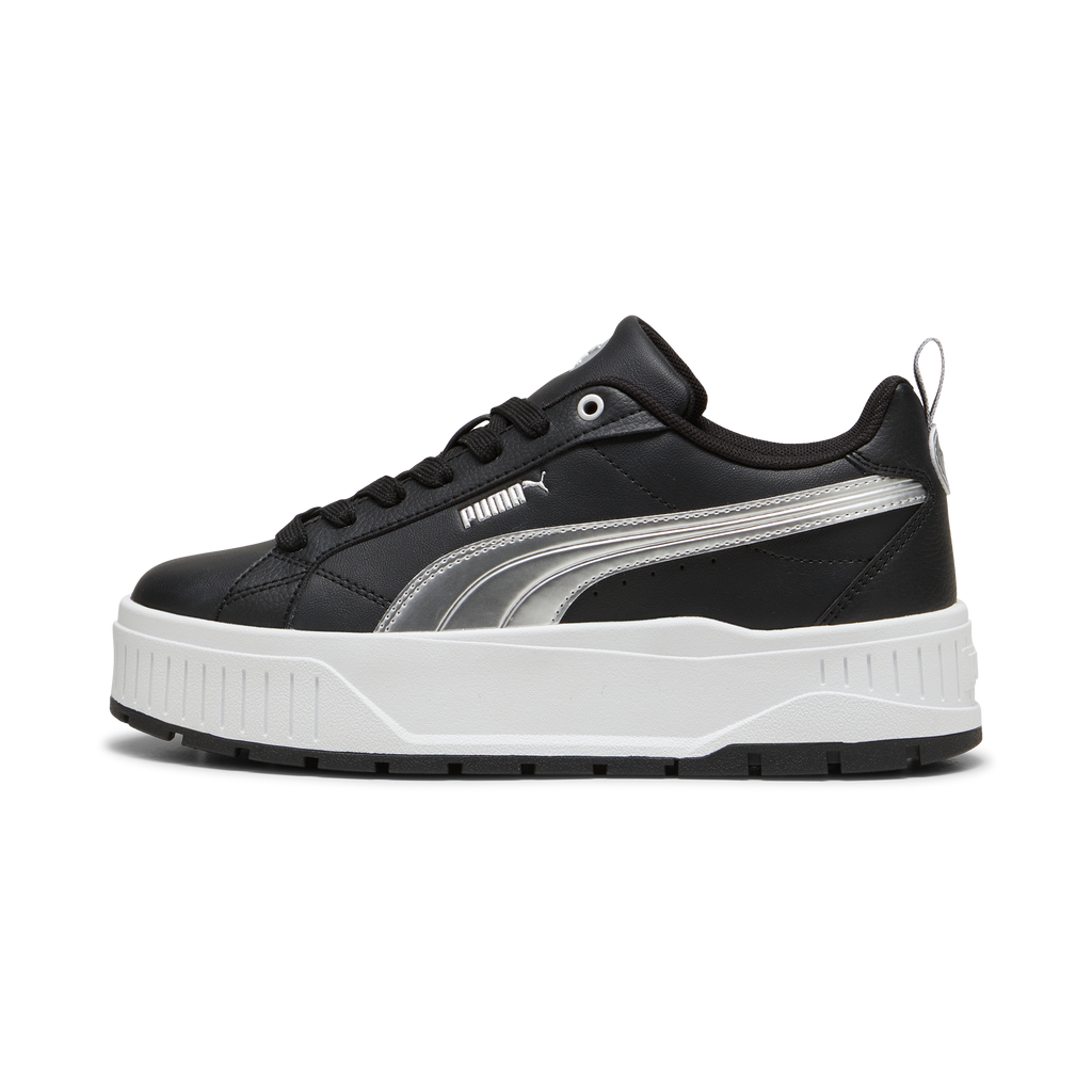 Sneakers da donna nere con suola platform Puma Karmen Metallic