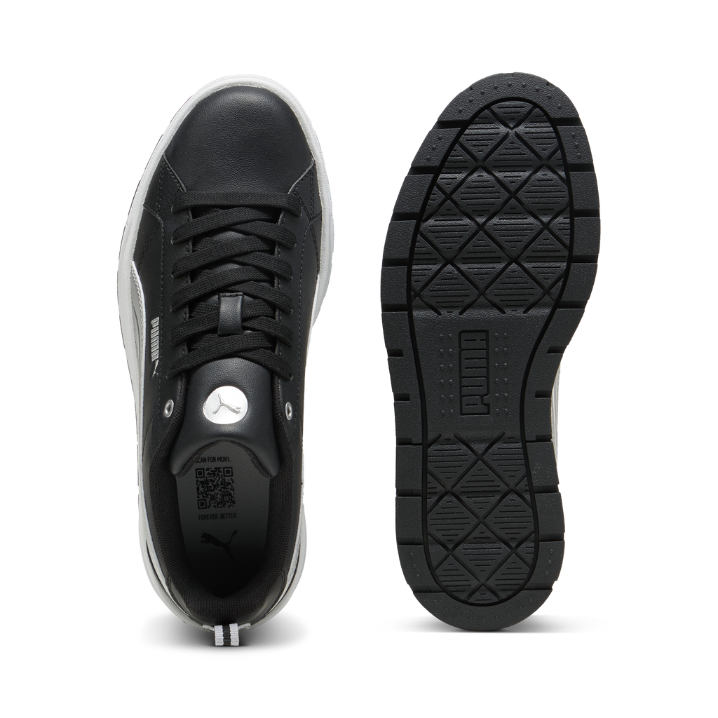Sneakers da donna nere con suola platform Puma Karmen Metallic