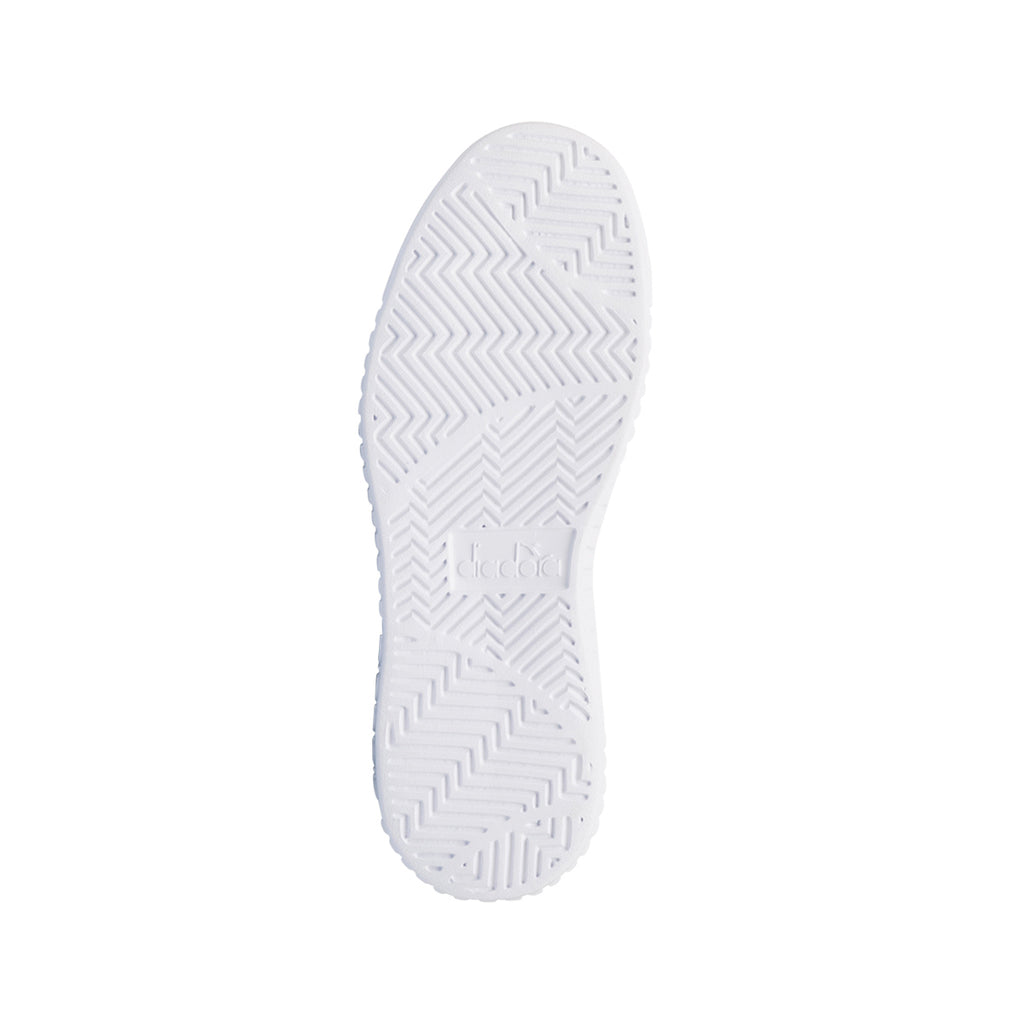 Sneakers da donna Diadora bianche con dettagli argento