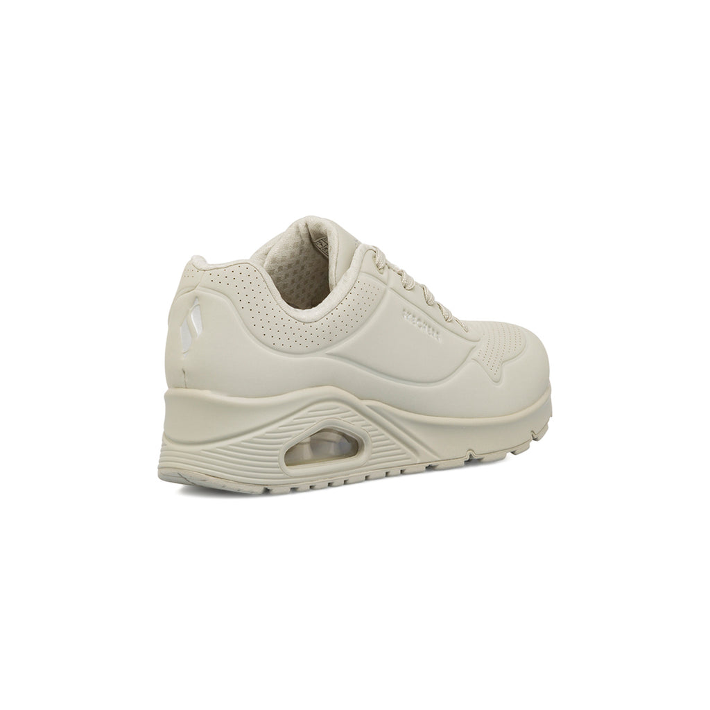 Sneakers grigie da donna con suola ad aria Skechers Uno