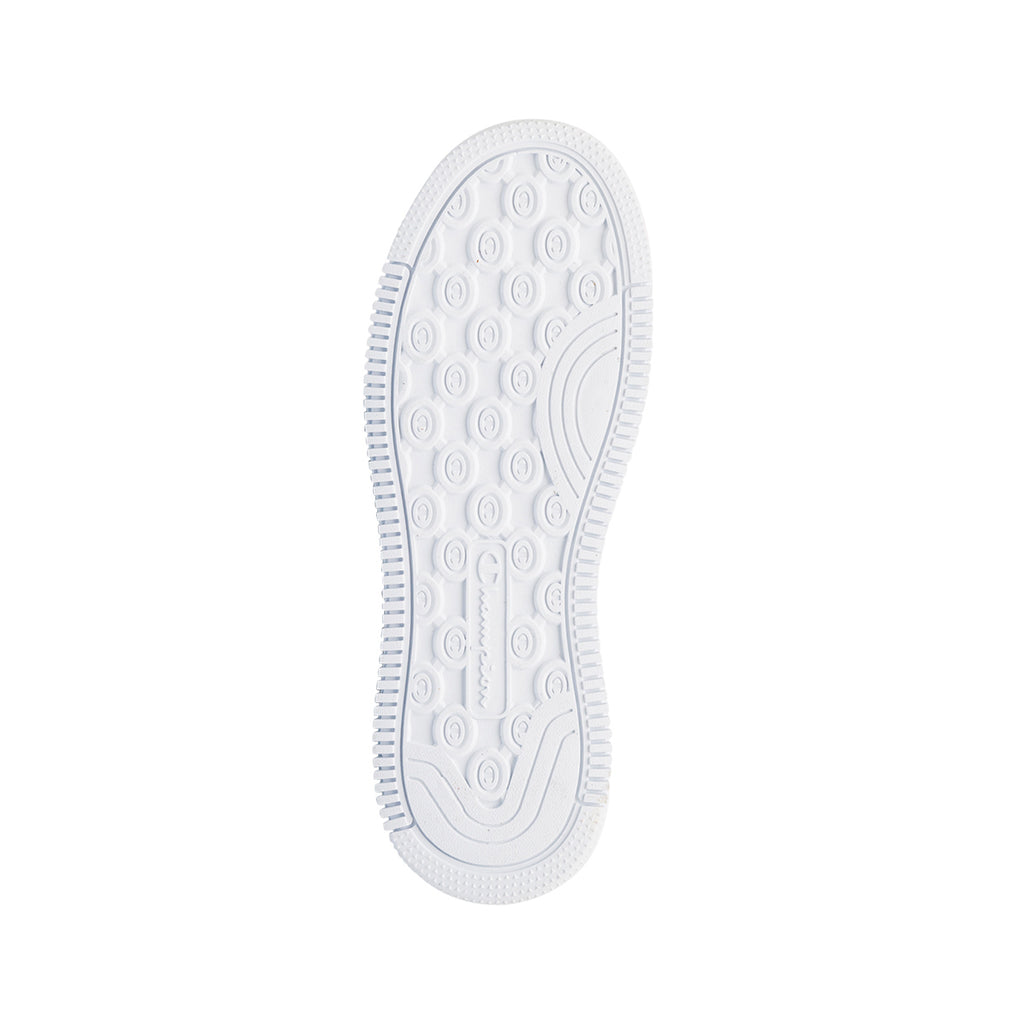 Sneakers da donna platform bianche con logo Champion PLat Chromo