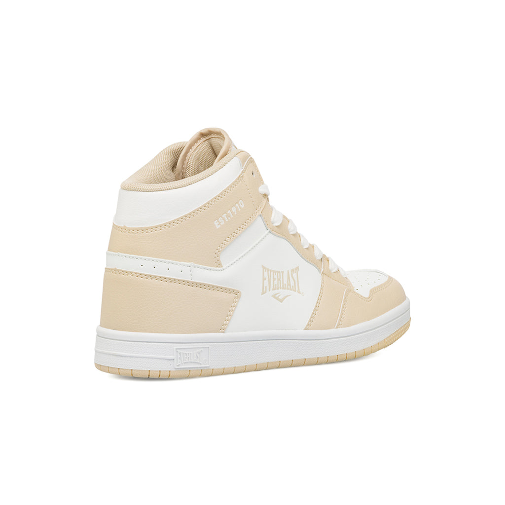 Sneakers alte bianche e beige da donna Everlast
