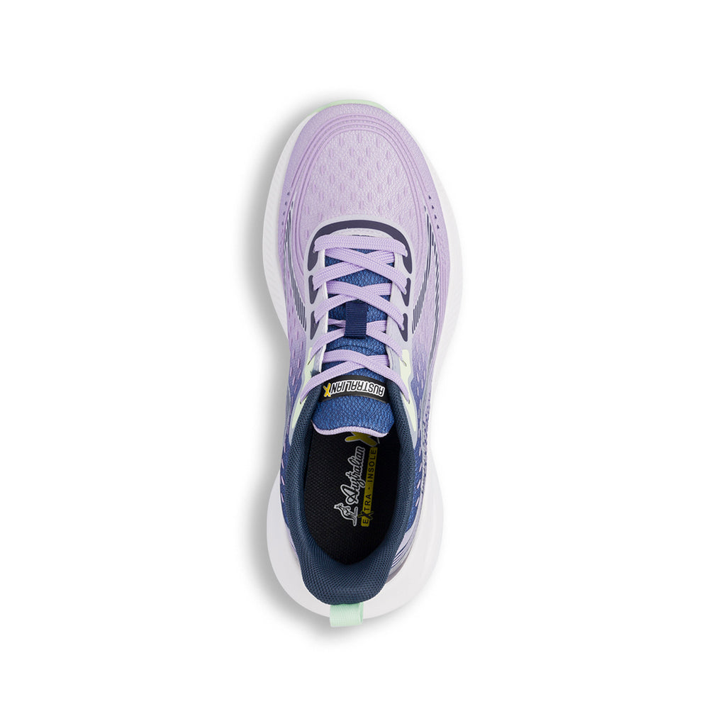 Scarpe da ginnastica da donna lilla e blu con logo laterale Australian Dynamite