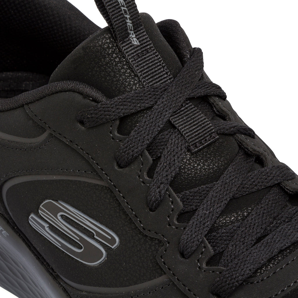 Scarpe da ginnastica nere in pelle con sottopiede Memory Foam Skech Lite Pro