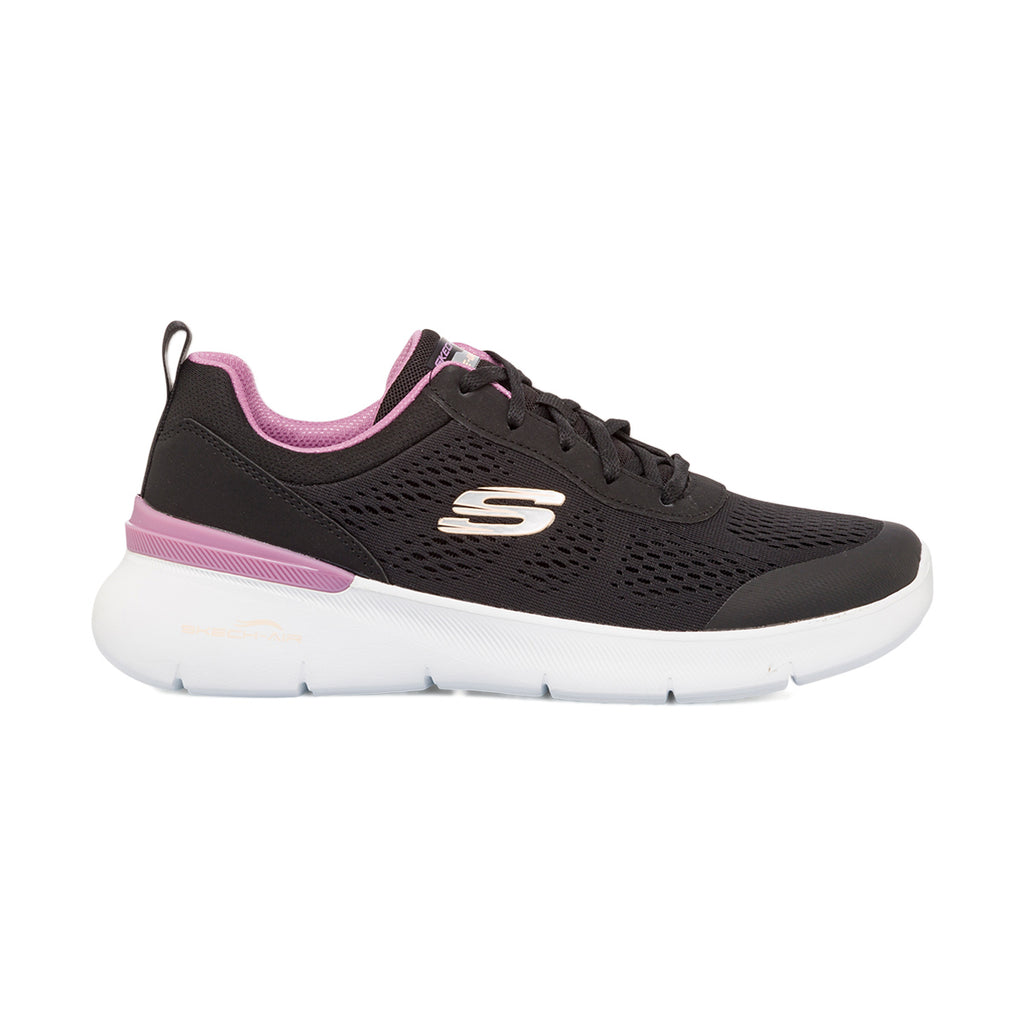 Scarpe da ginnastica nere Donna in memory foam Skechers Air Dynamight 2.0