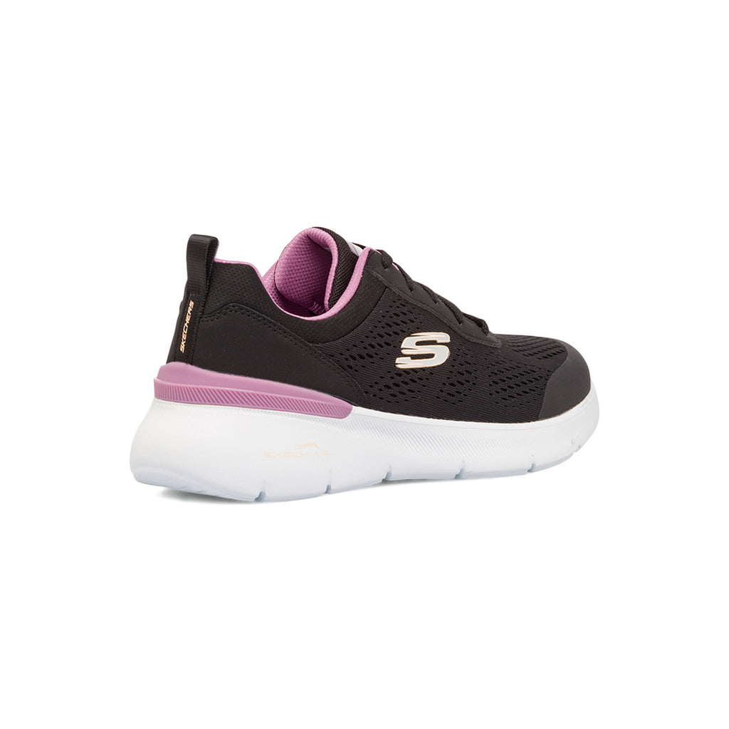 Scarpe da ginnastica nere Donna in memory foam Skechers Air Dynamight 2.0