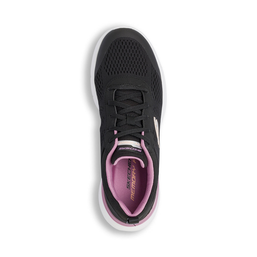 Scarpe da ginnastica nere Donna in memory foam Skechers Air Dynamight 2.0