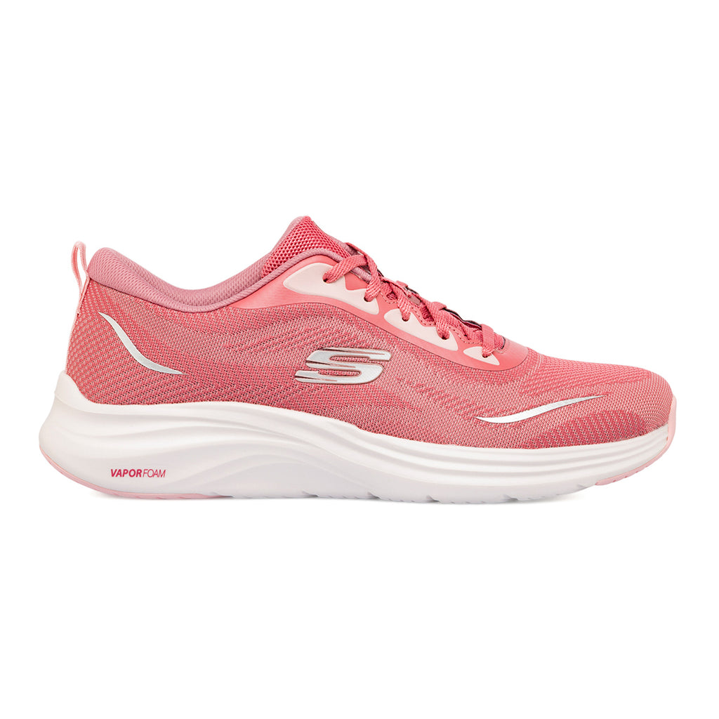 Scarpe da running donna rosa in memory foam Skechers Vapor Foam