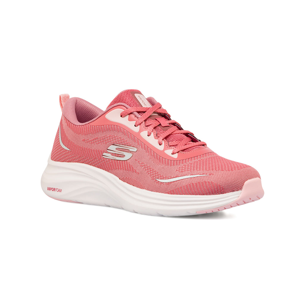 Scarpe da running donna rosa in memory foam Skechers Vapor Foam
