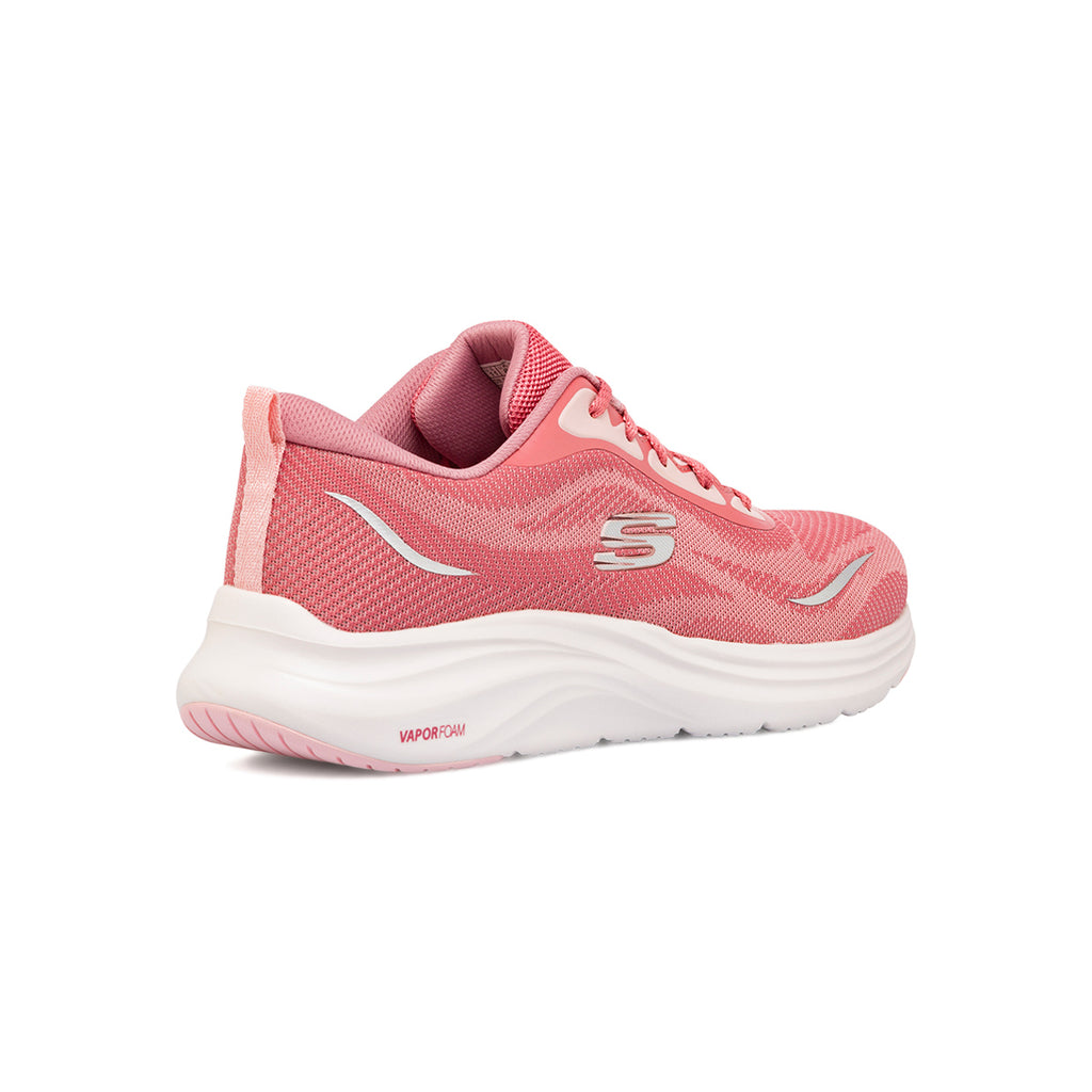 Scarpe da running donna rosa in memory foam Skechers Vapor Foam