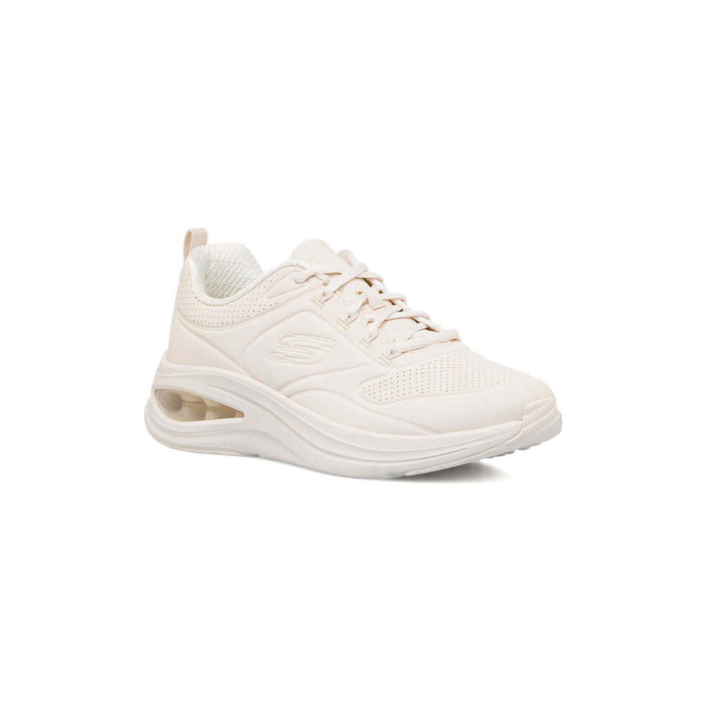 Scarpe da ginnastica bianco off white da donna con soletta memory foam Skechers Air Meta Extraordinaire