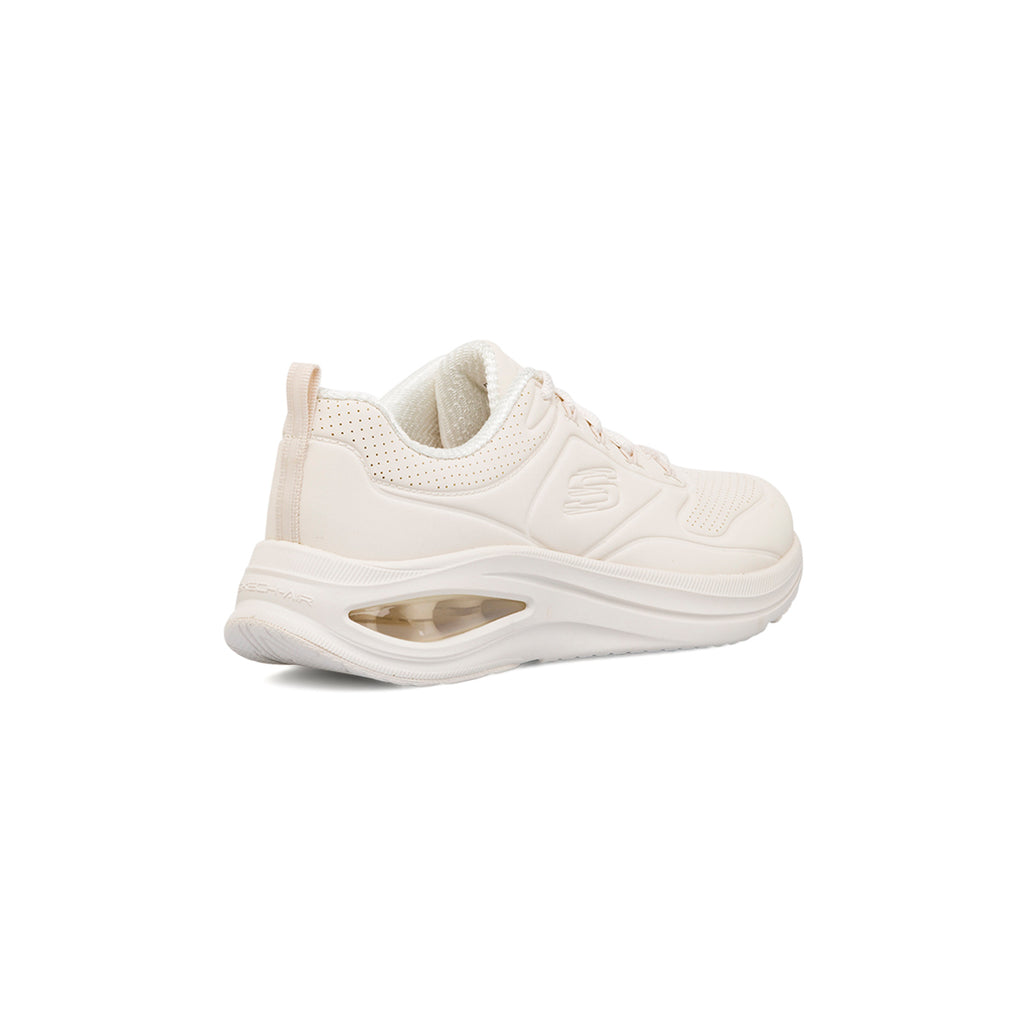 Scarpe da ginnastica bianco off white da donna con soletta memory foam Skechers Air Meta Extraordinaire