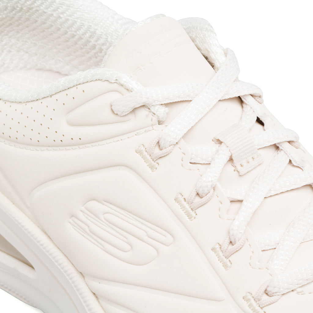 Scarpe da ginnastica bianco off white da donna con soletta memory foam Skechers Air Meta Extraordinaire