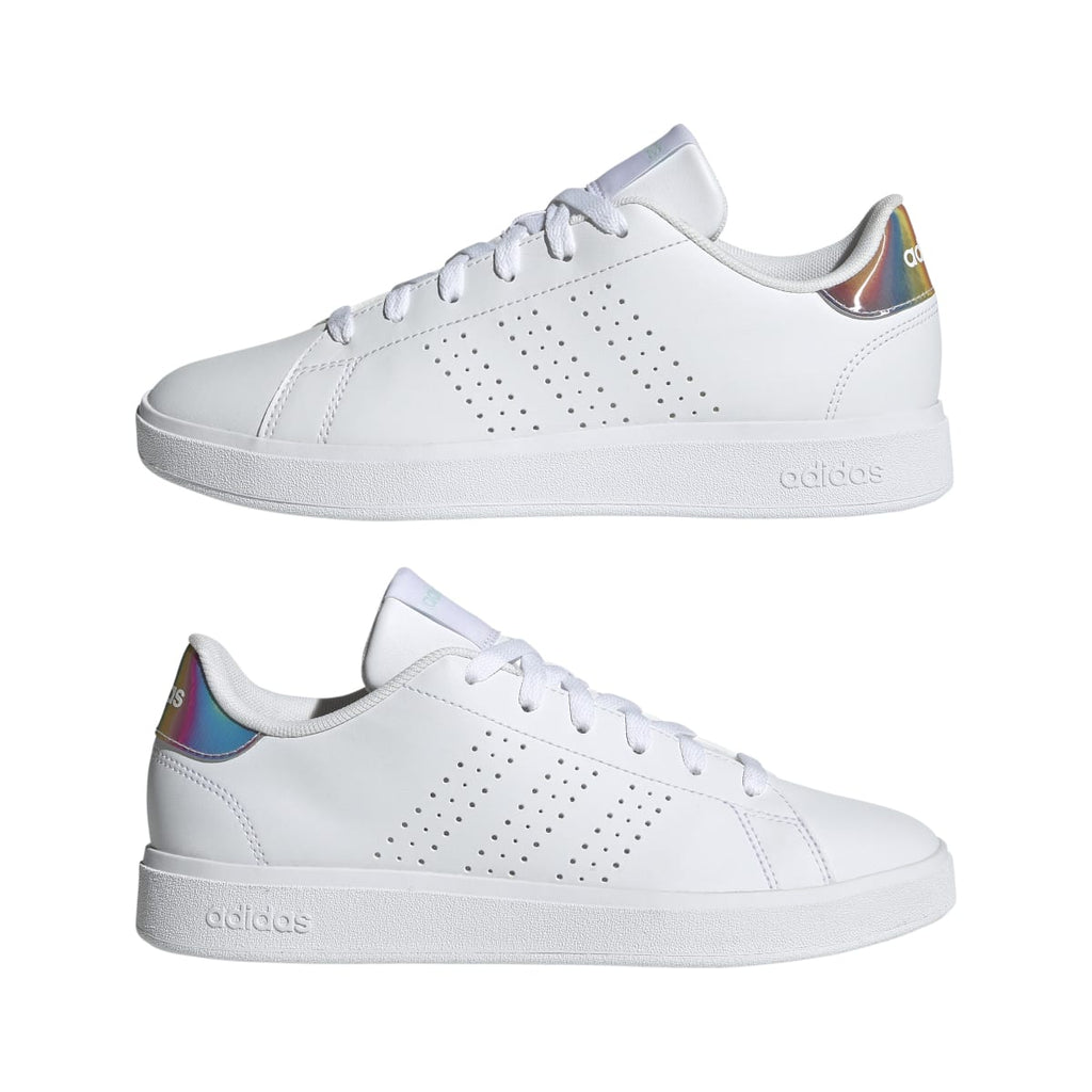 Sneakers casual da donna bianche con logo adidas Advantage base 2.0