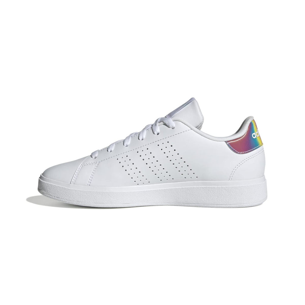 Sneakers casual da donna bianche con logo adidas Advantage base 2.0