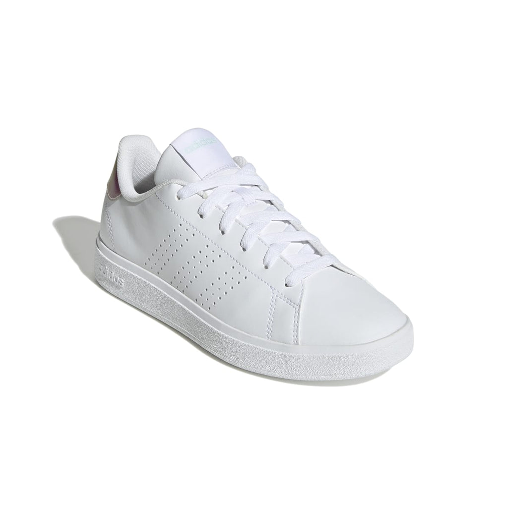 Sneakers casual da donna bianche con logo adidas Advantage base 2.0
