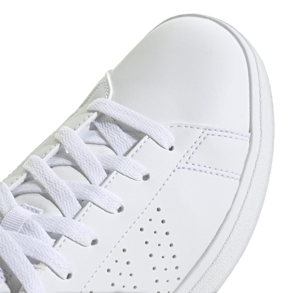 Sneakers casual da donna bianche con logo adidas Advantage base 2.0