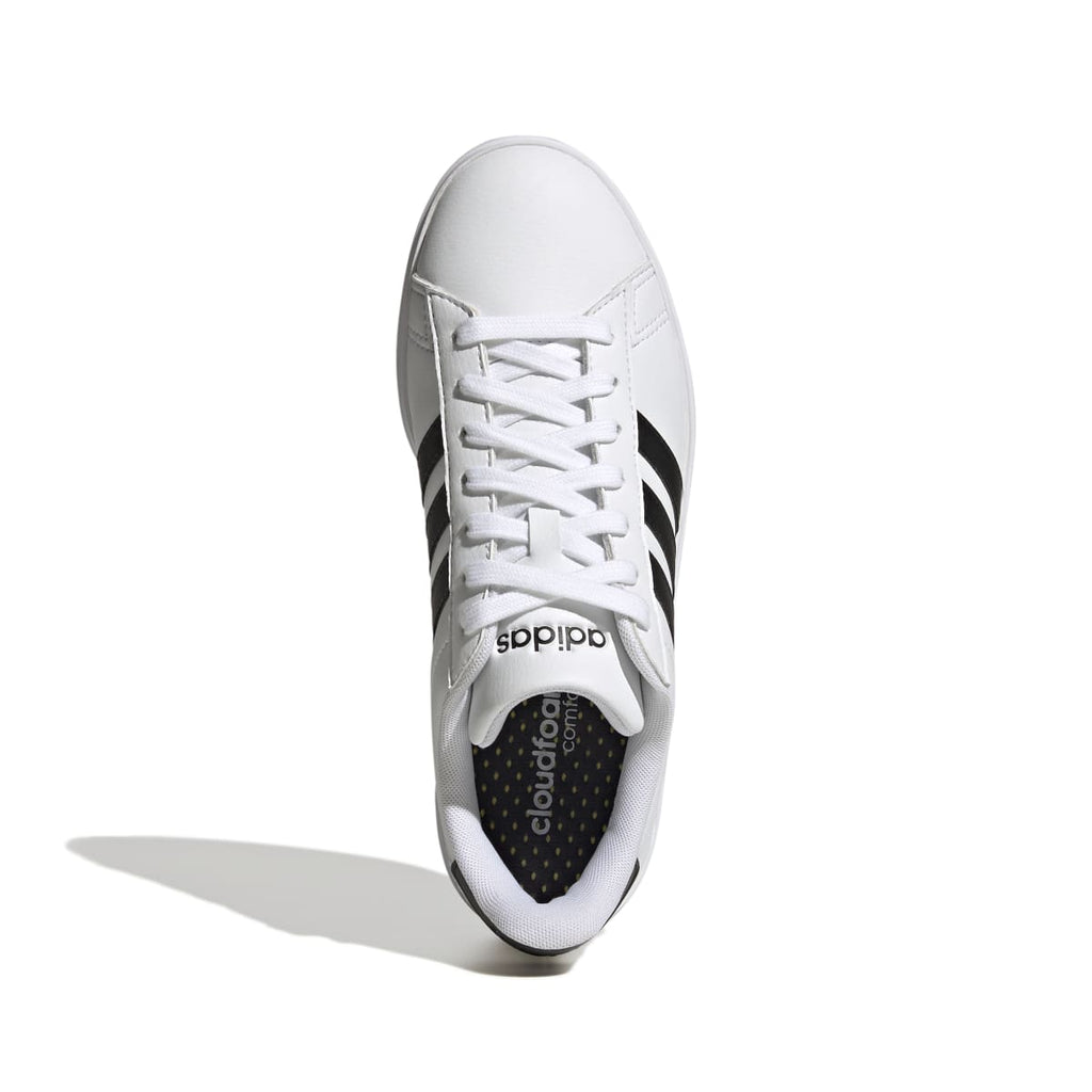Sneakers casual da donna bianche con logo adidas Grand Court
