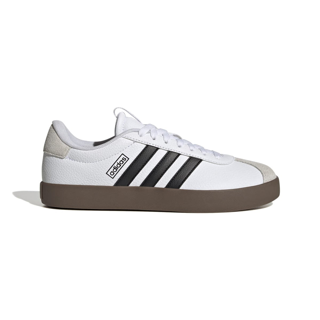 Sneakers da donna bianche e nere con logo adidas VL COURT 3.0