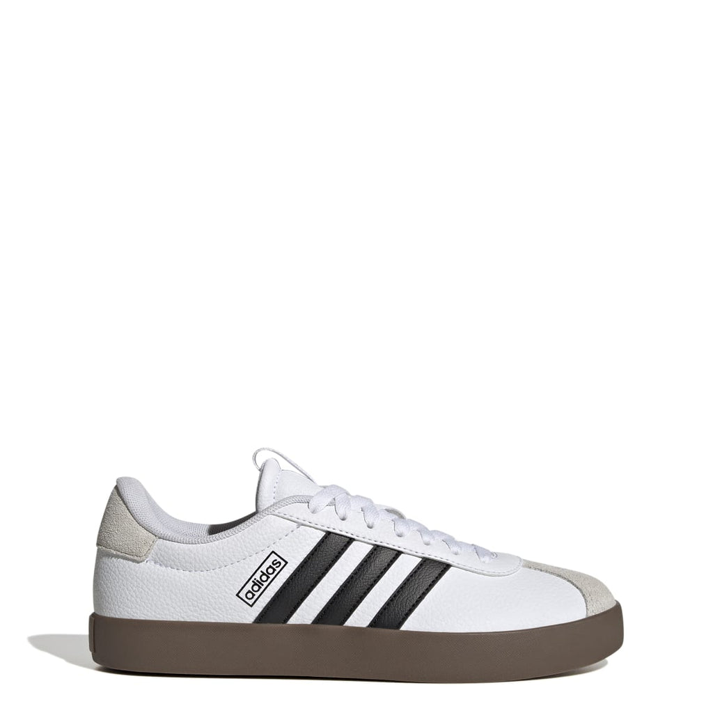 Sneakers da donna bianche e nere con logo adidas VL COURT 3.0