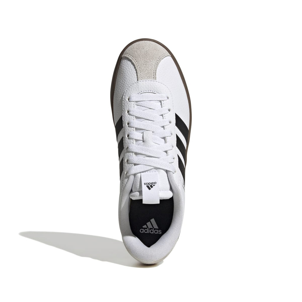 Sneakers da donna bianche e nere con logo adidas VL COURT 3.0