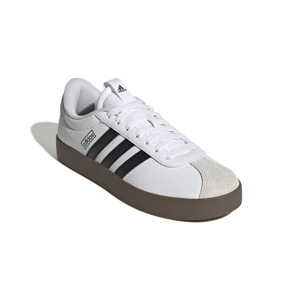 Sneakers da donna bianche e nere con logo adidas VL COURT 3.0