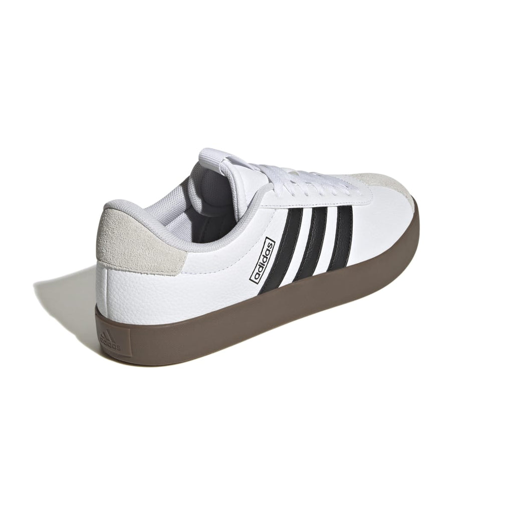 Sneakers da donna bianche e nere con logo adidas VL COURT 3.0