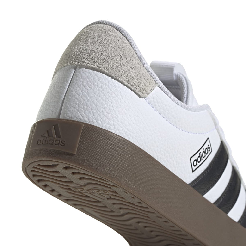 Sneakers da donna bianche e nere con logo adidas VL COURT 3.0