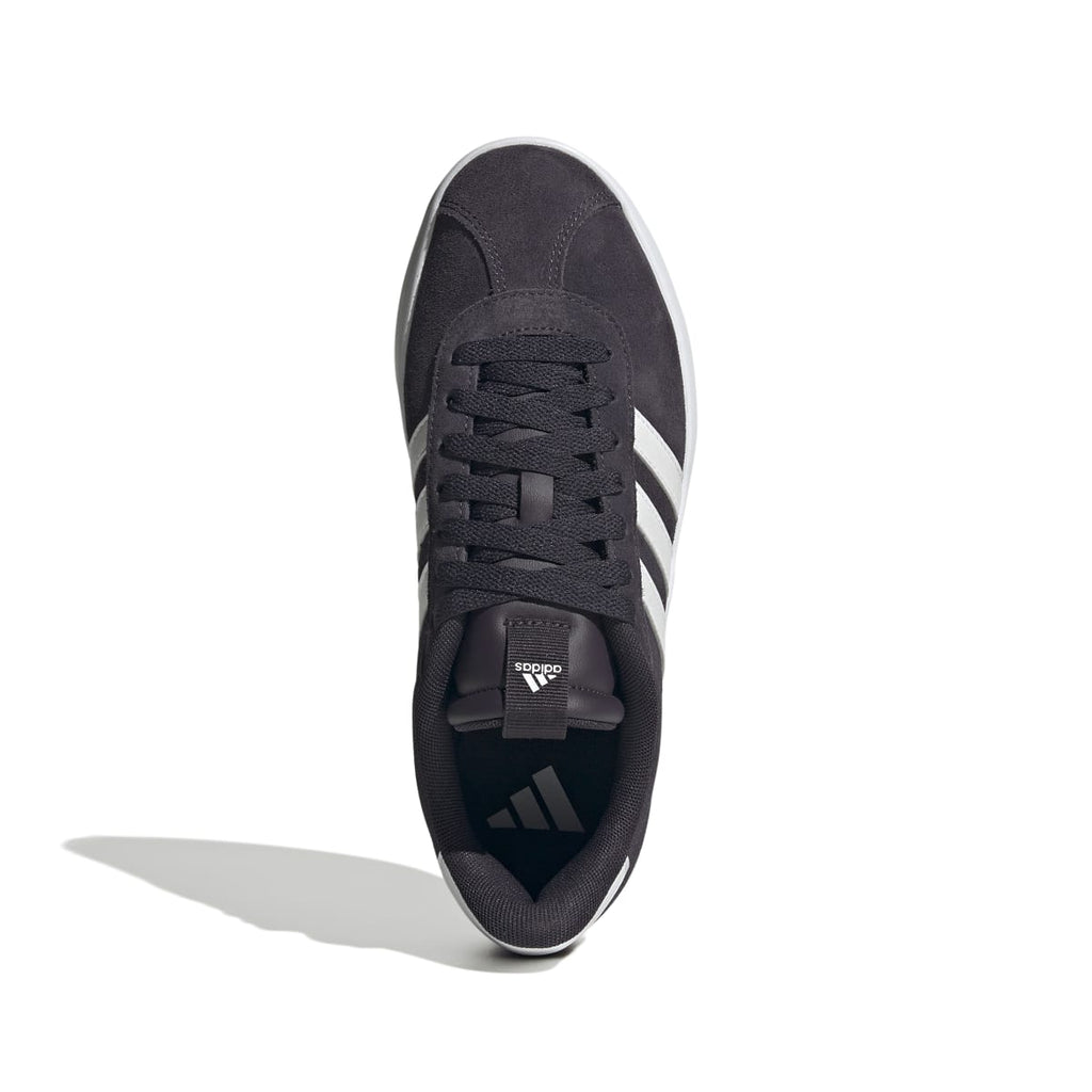 Sneakers da donna viola in pelle scamosciata adidas VL Court 3.0