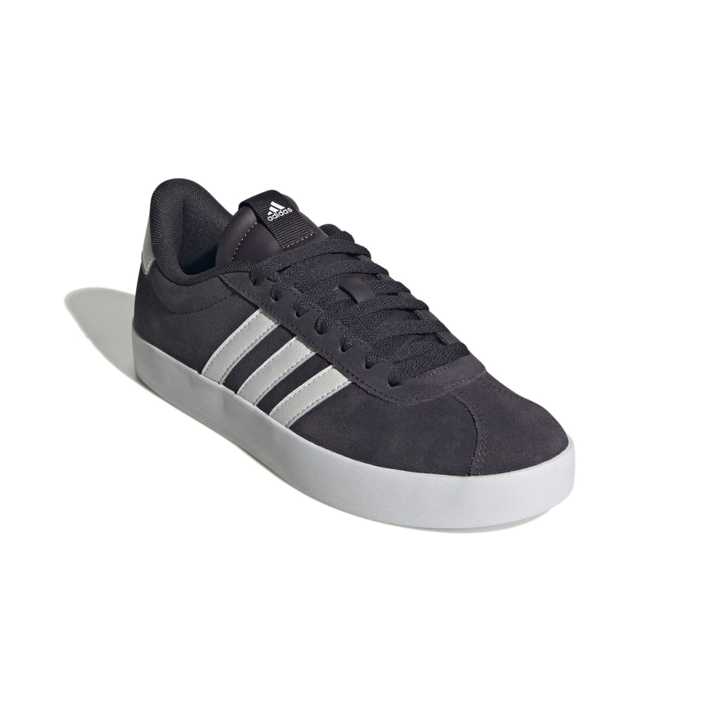 Sneakers da donna viola in pelle scamosciata adidas VL Court 3.0