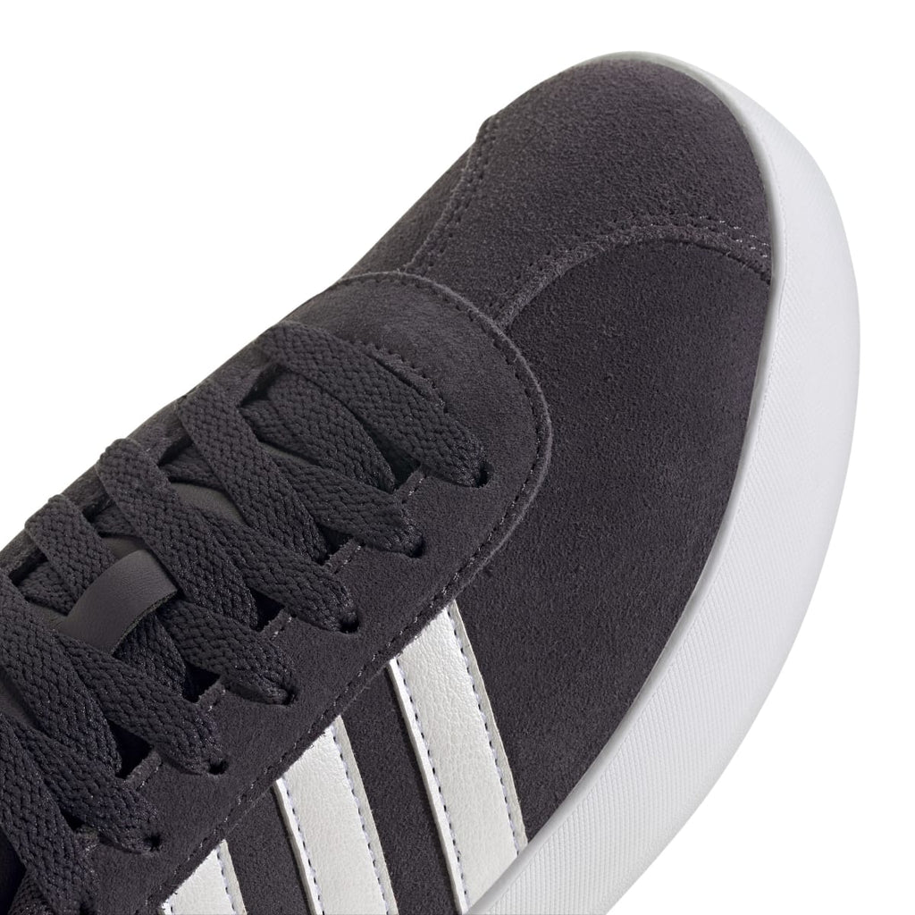 Sneakers da donna viola in pelle scamosciata adidas VL Court 3.0