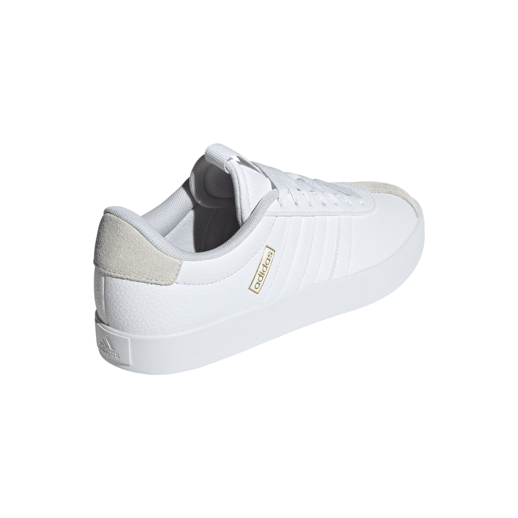 Sneakers da donna bianche con dettagli effetto scamosciato adidas VL Court 3.0