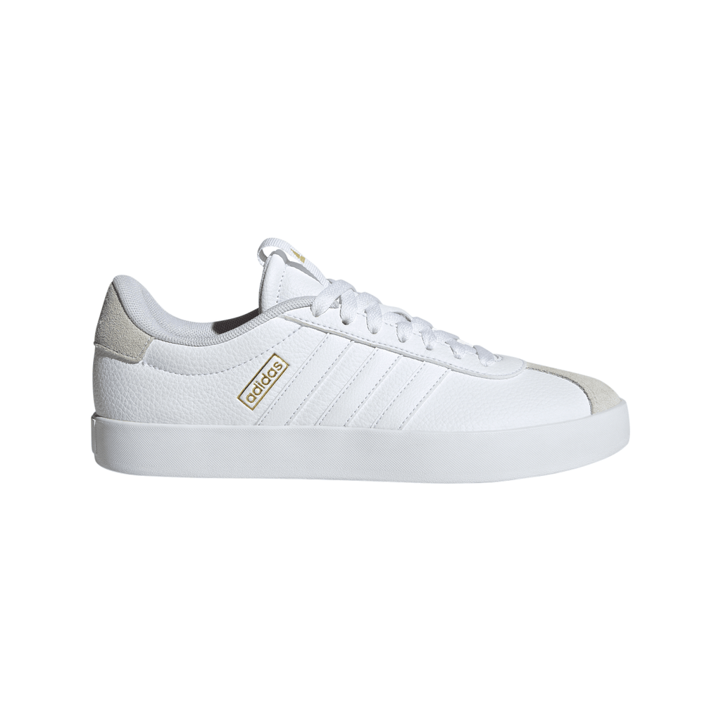 Sneakers da donna bianche con dettagli effetto scamosciato adidas VL Court 3.0