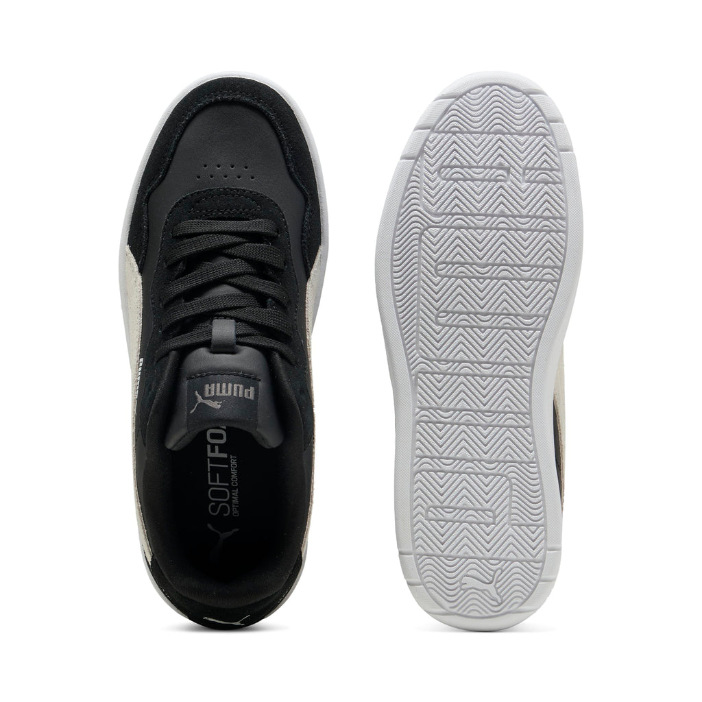 Sneakers nere platform da donna con dettagli effetto scamosciato Puma Court Lally Skye