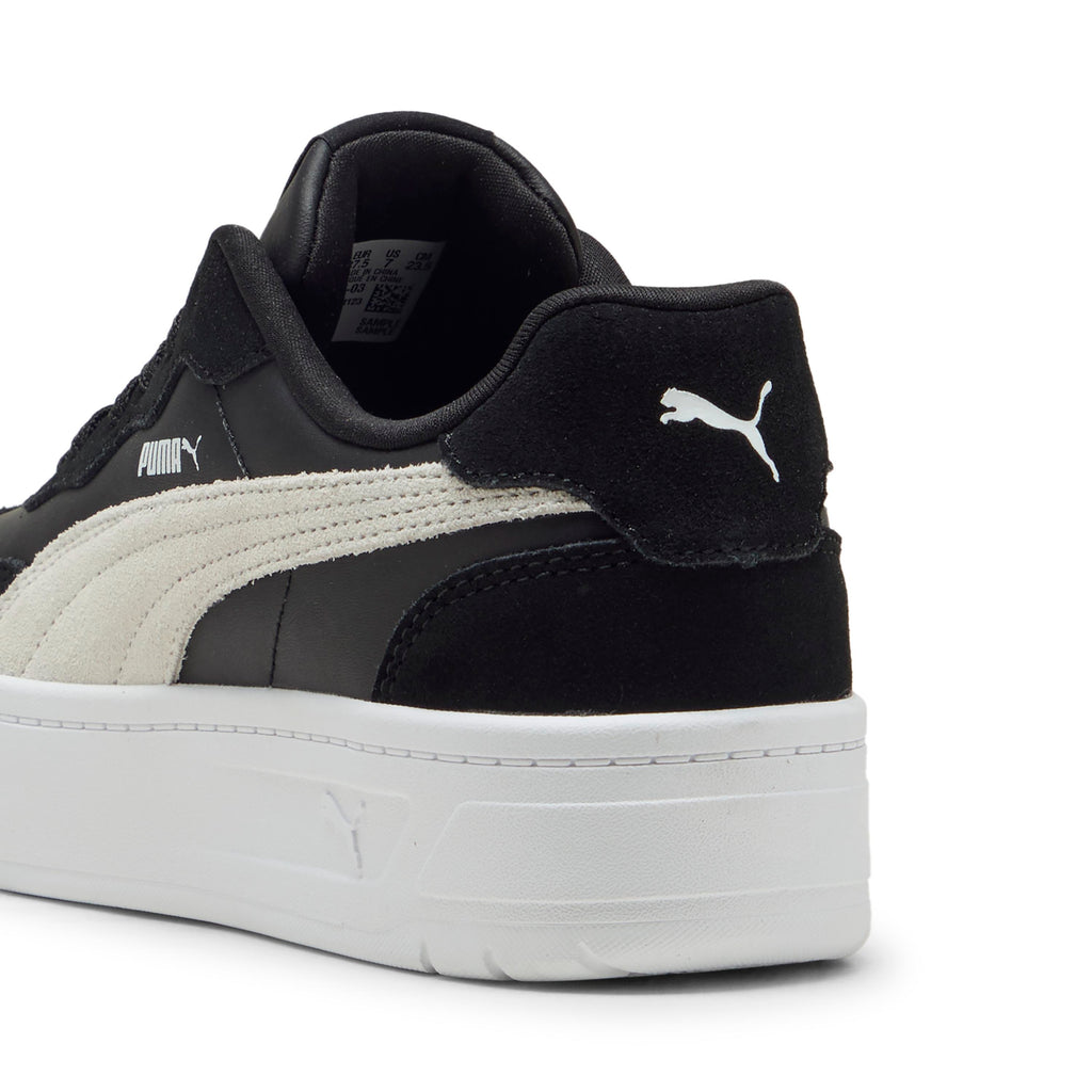 Sneakers nere platform da donna con dettagli effetto scamosciato Puma Court Lally Skye