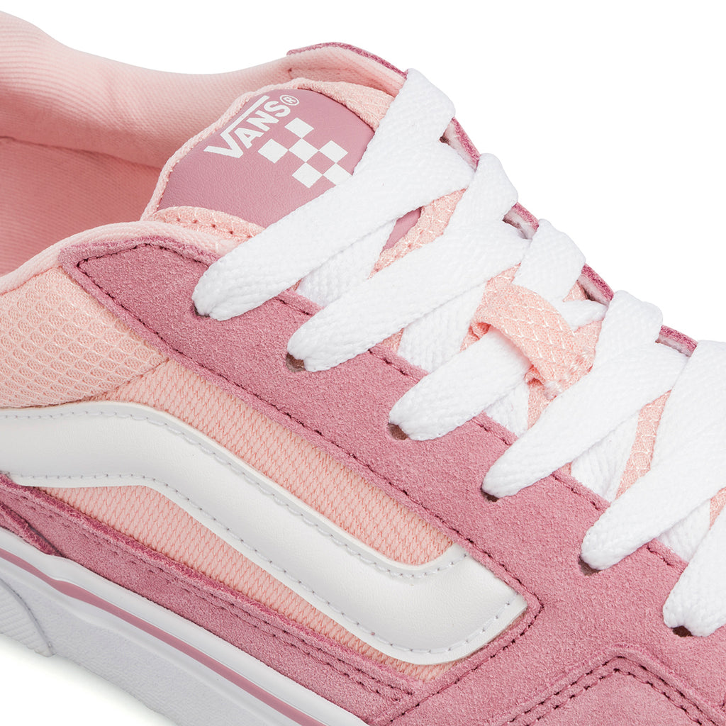 Sneakers da donna rosa e bainche Vans Caldrone