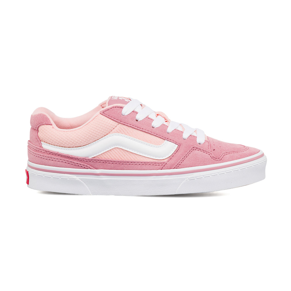 Sneakers da donna rosa e bainche Vans Caldrone