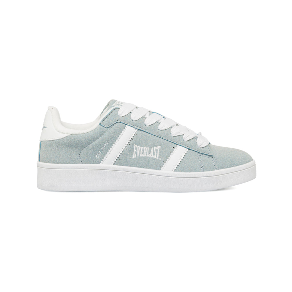 Sneakers da donna azzurre e bianche con logo Everlast
