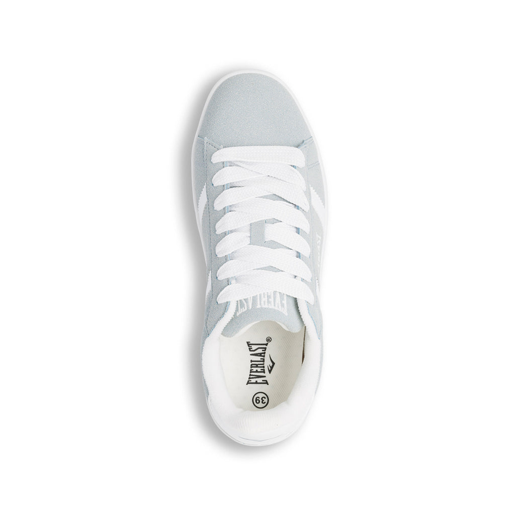 Sneakers da donna azzurre e bianche con logo Everlast