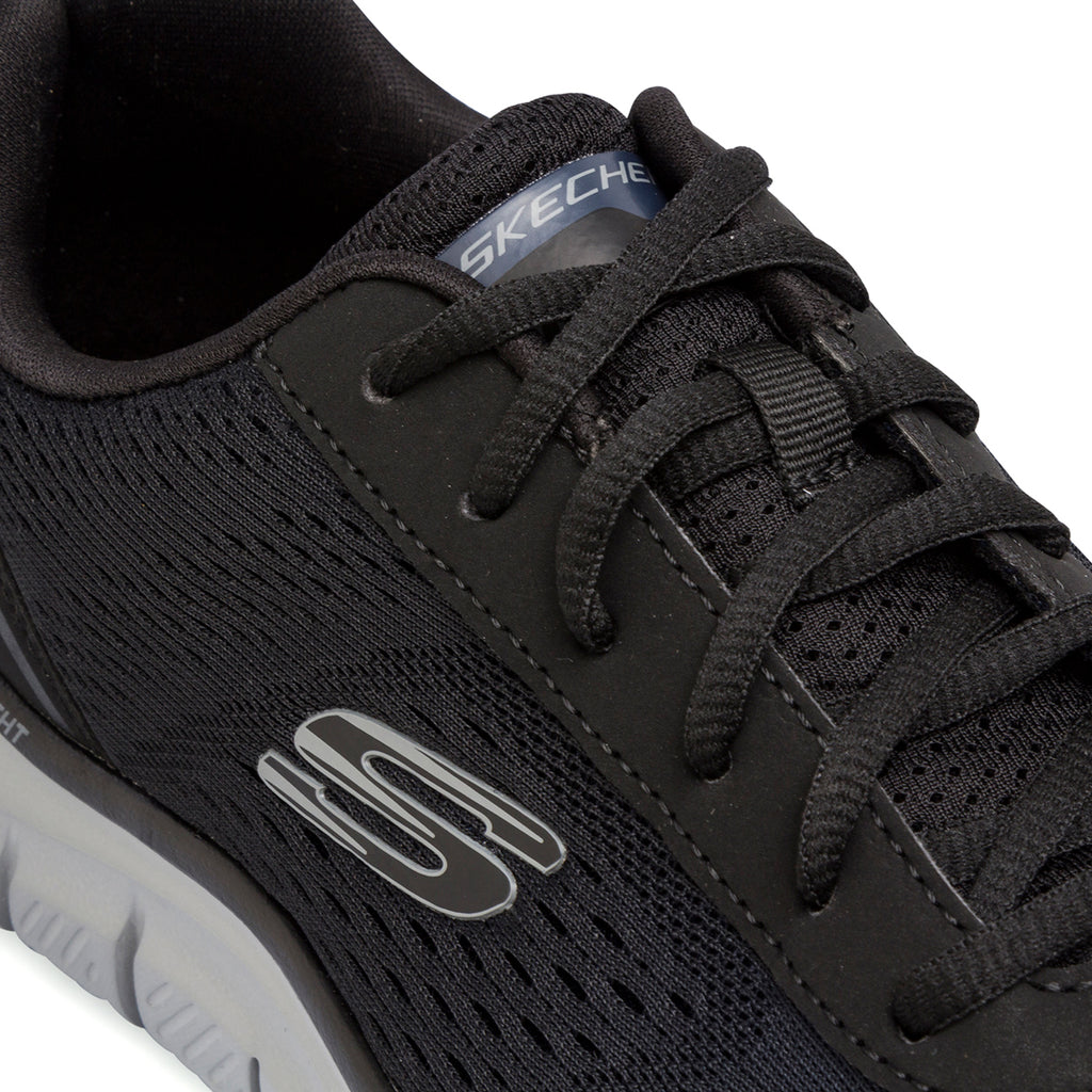 Scarpe da ginnastica blu navy da uomo con dettagli grigi Skechers Track