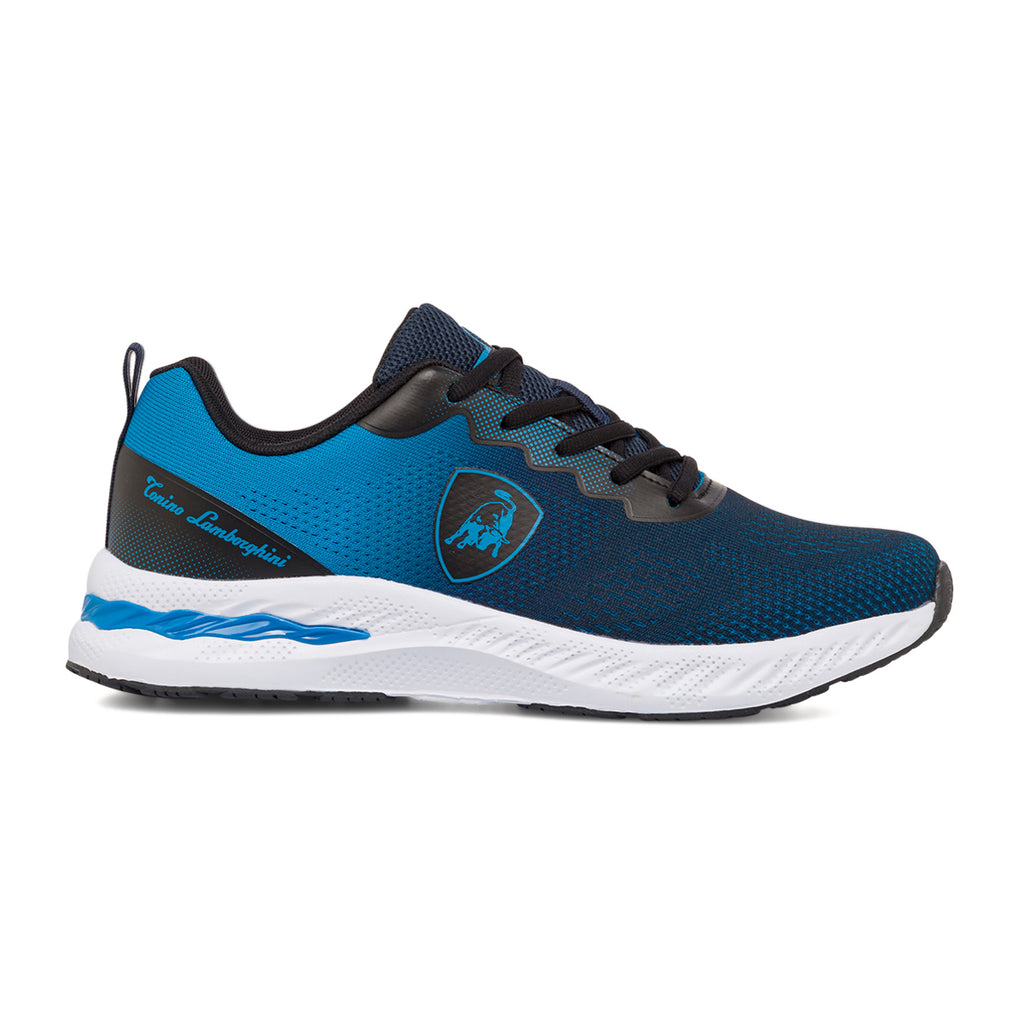 Sneakers blu e azzurre da uomo Tonino Lamborghini Luxesprint