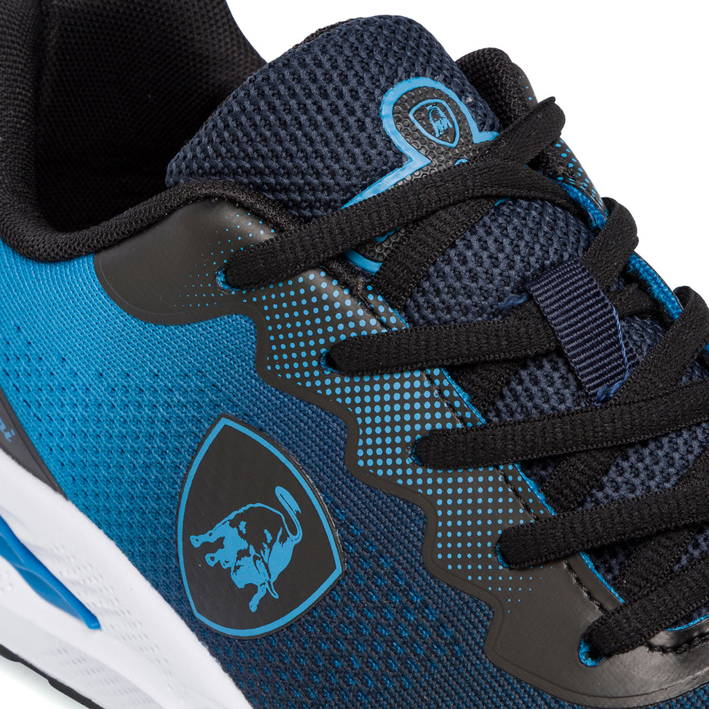 Sneakers blu e azzurre da uomo Tonino Lamborghini Luxesprint