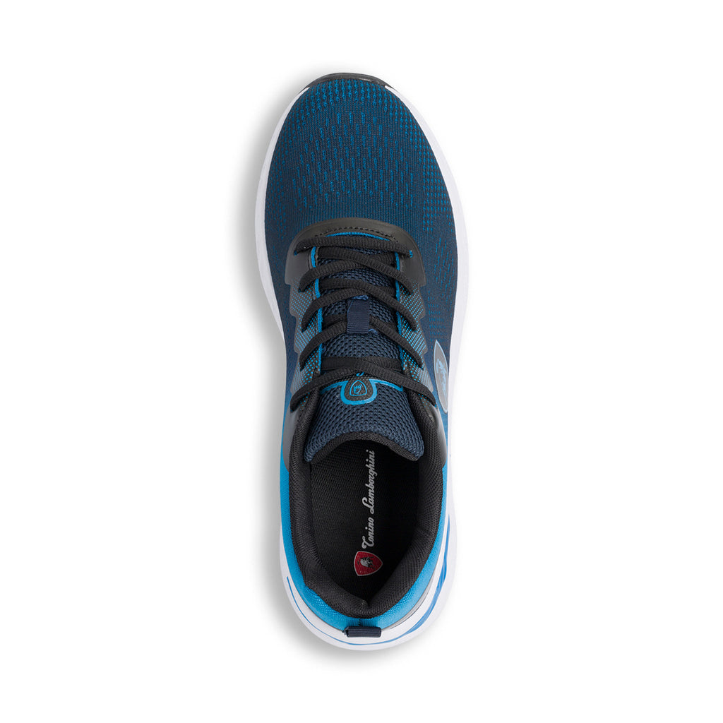 Sneakers blu e azzurre da uomo Tonino Lamborghini Luxesprint