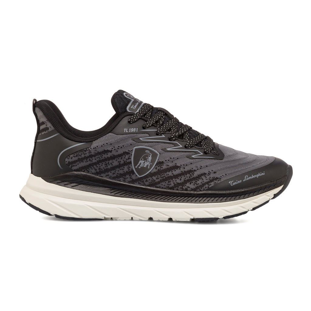 Sneakers grigie e nere da uomo Tonino Lamborghini Raptorkick